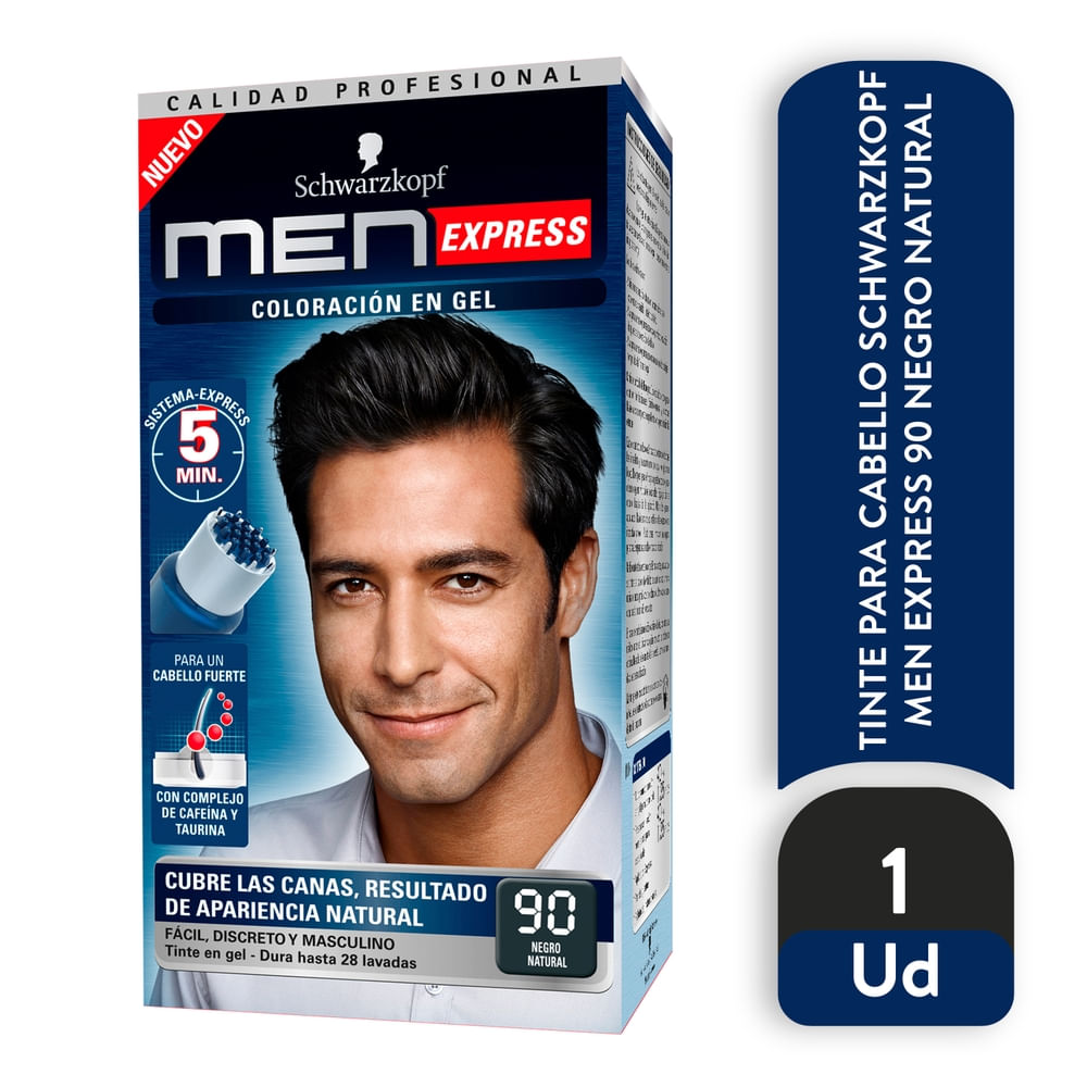 Tinte Men Express 90 Negro Natural -1Unidad