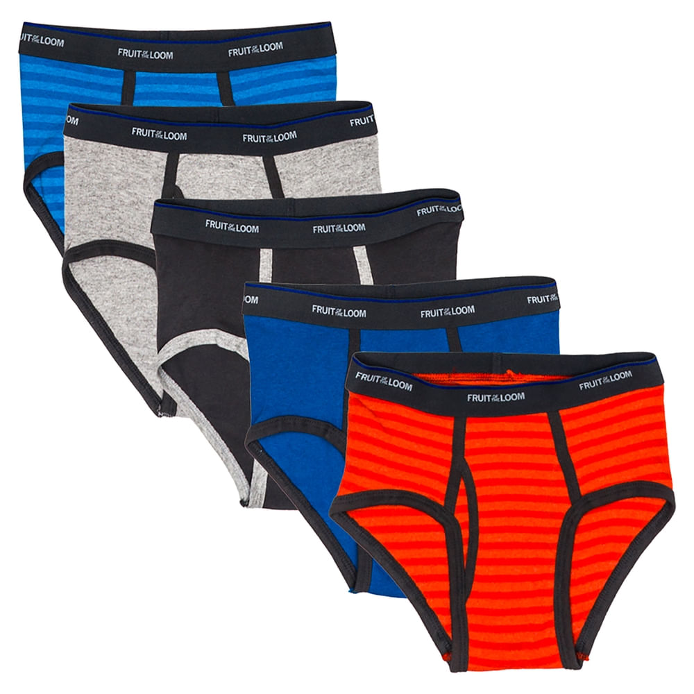 5 Pack Calzoncillo Nino Color Azul Fruit of the Loom