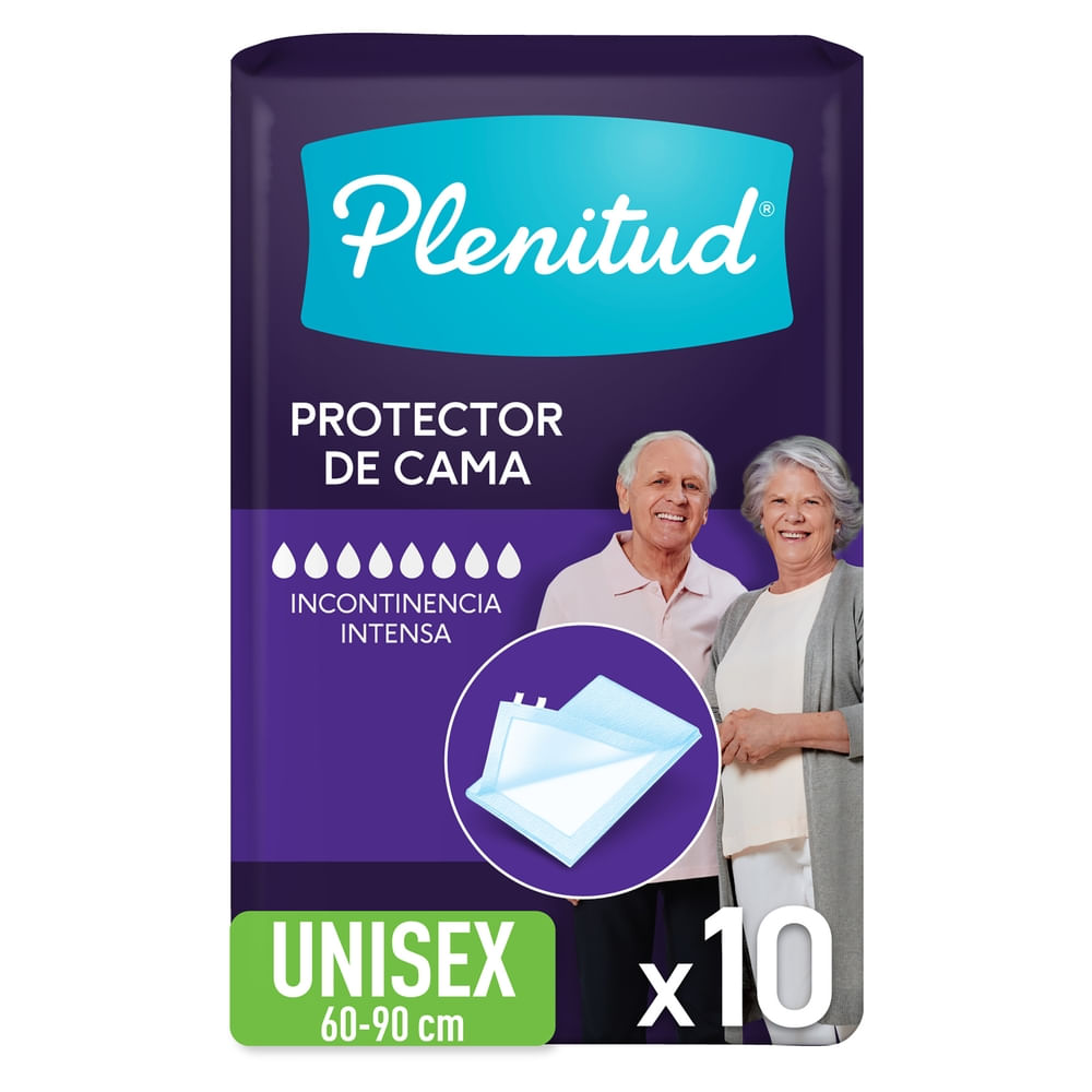 Protector de Cama Plenitud Protect - 10 Unidades-Precio indicado por cuidado e higiene adulto