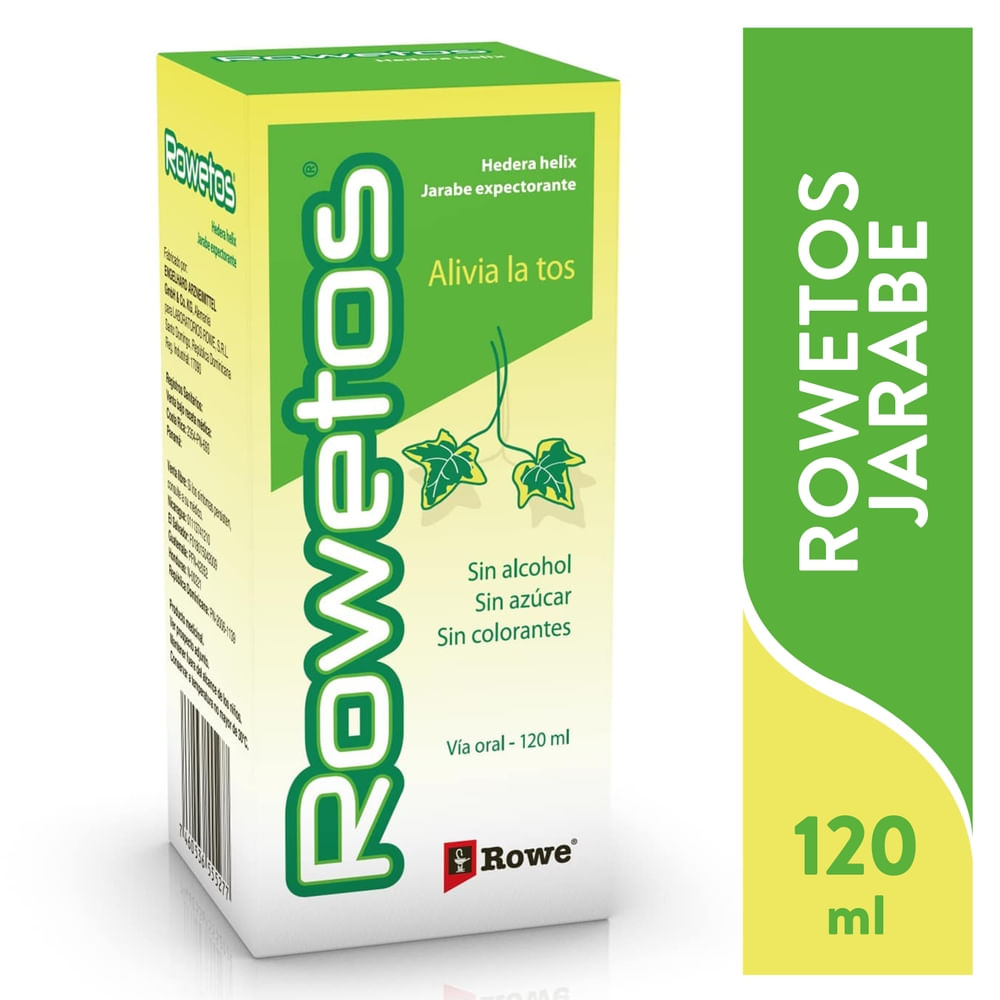 Jarabe Rowetos solución oral - 120 ml-Precio indicado por jarabe/expect adult