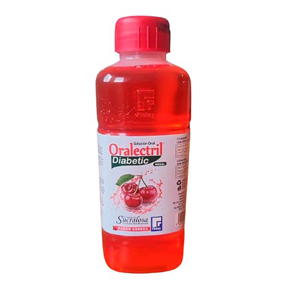 Oralectril Oralite Suero Diabetico Fresa -500 ml-Precio indicado por suero oral