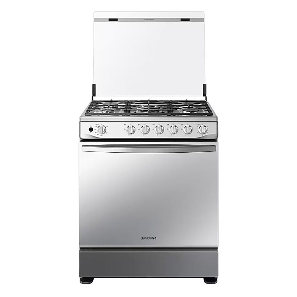 Cocina de gas Samsung  5 quemadores color gris 30 pulgadas