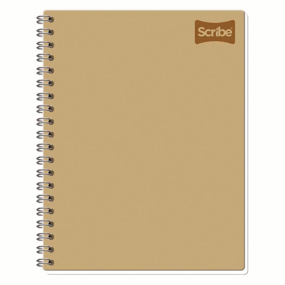 Cuaderno Steno Kraft Scribe Espiral 150H
