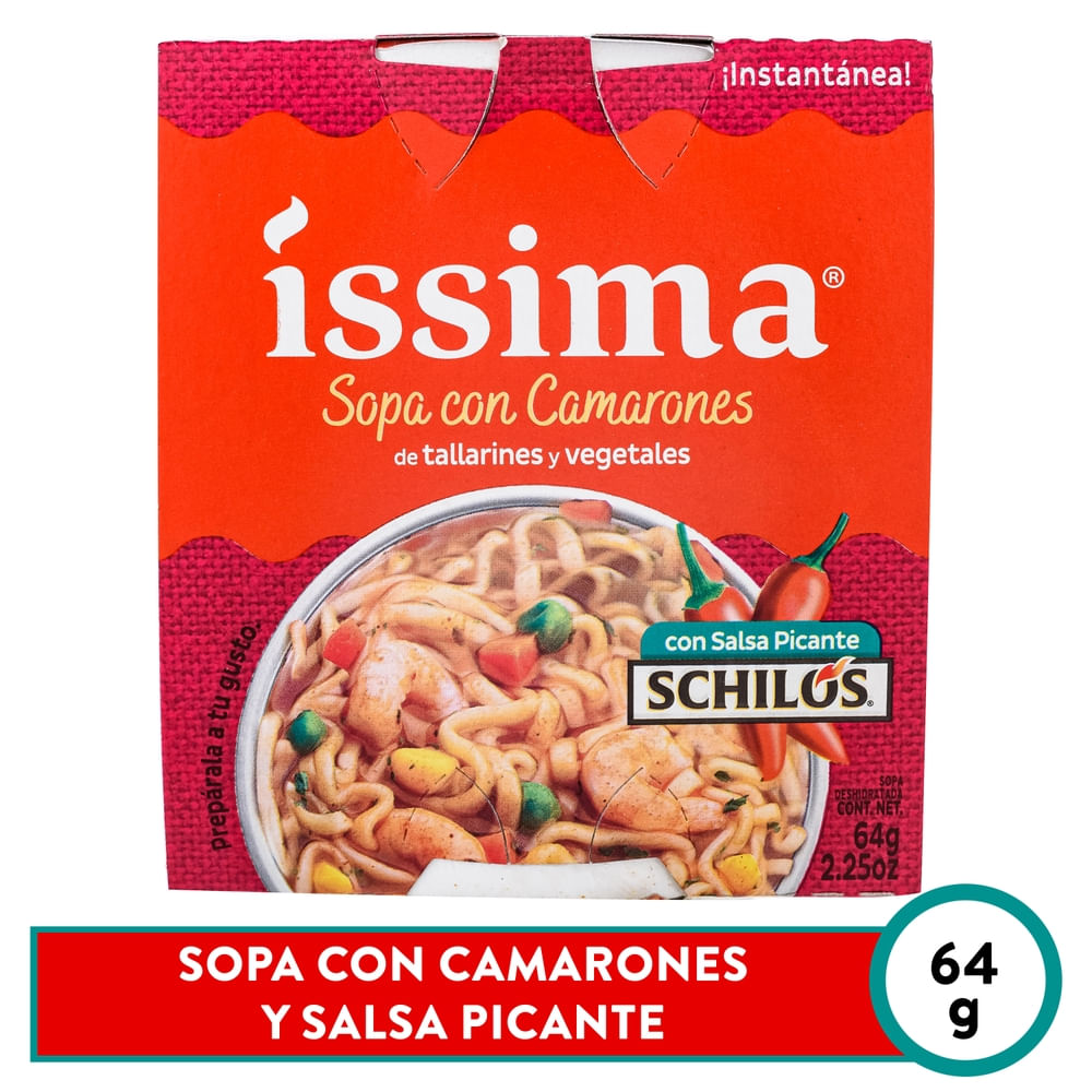Sopa Camarón Issima con Chile - 64 g