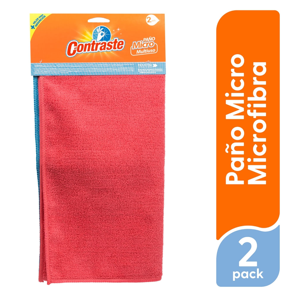 Paño El Contraste Microfibra 2 Uds