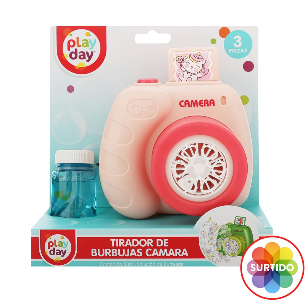 Tirador de burbujas Play Day cámara - 50 ml