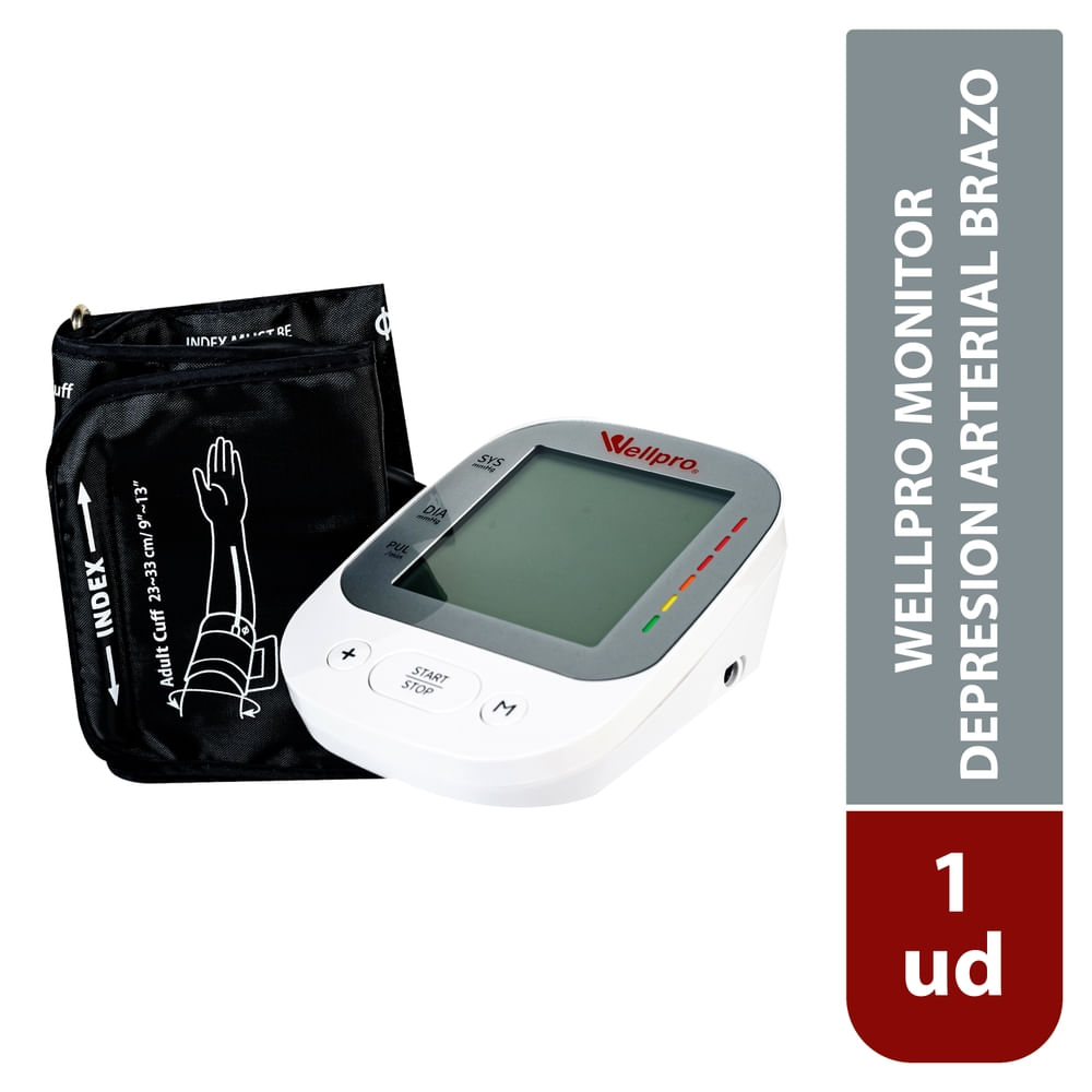 Monitor Wellpro para presión arterial brazo-Precio indicado por medidores presion