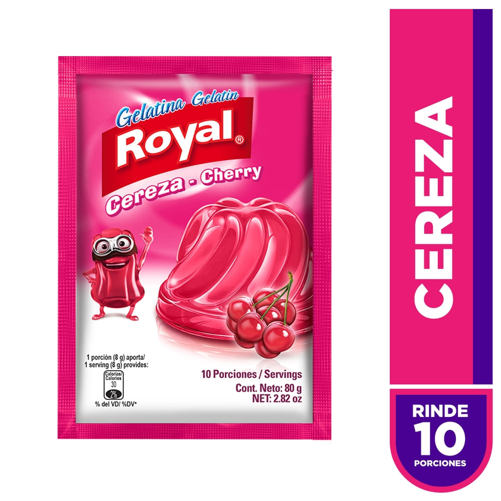Gelatina Royal Sabor Cereza - 80g
