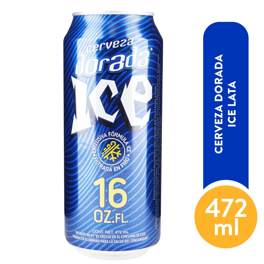 Cerveza Dorada Ice - 472 ml