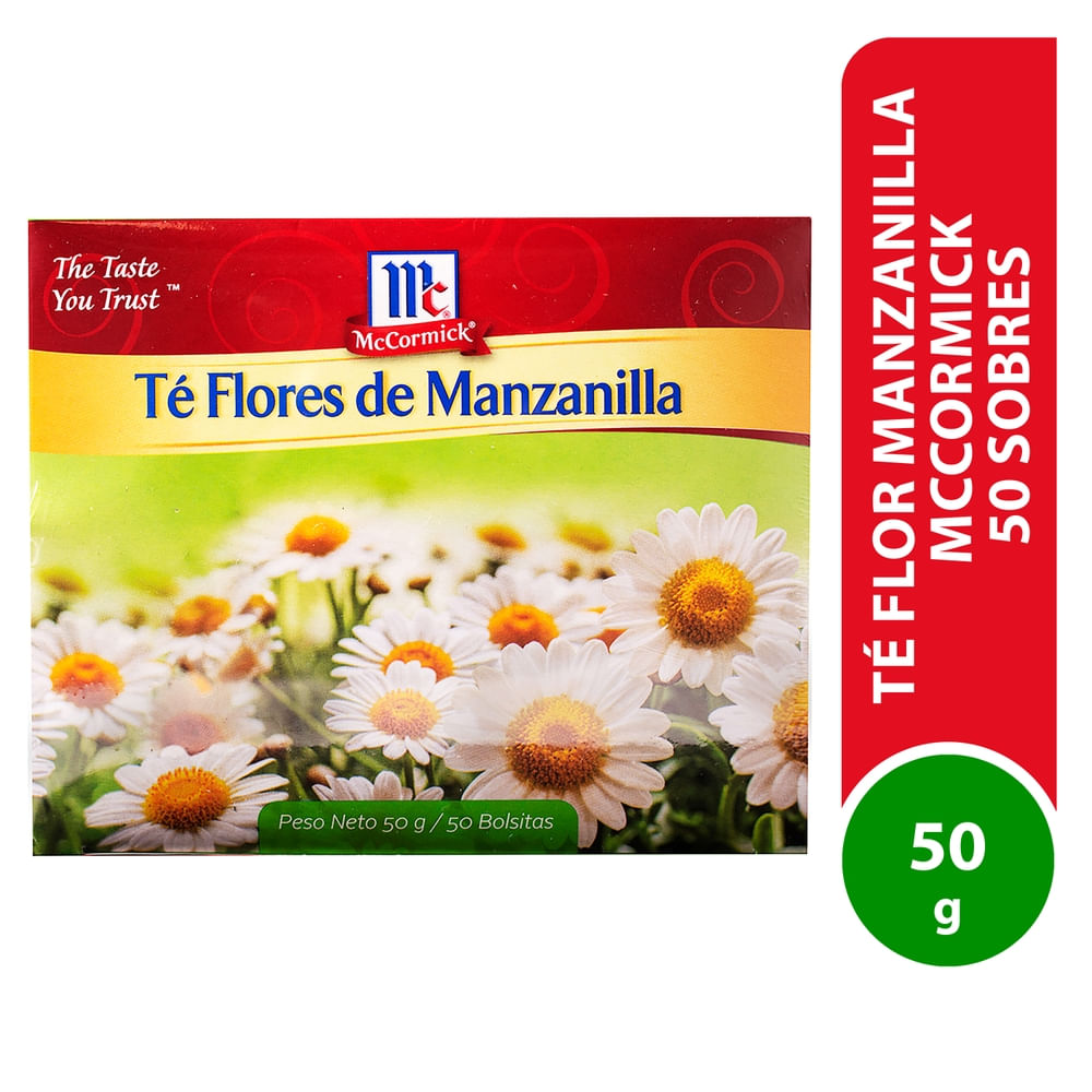 Té Flores Manzanilla Mccormick - 50 g