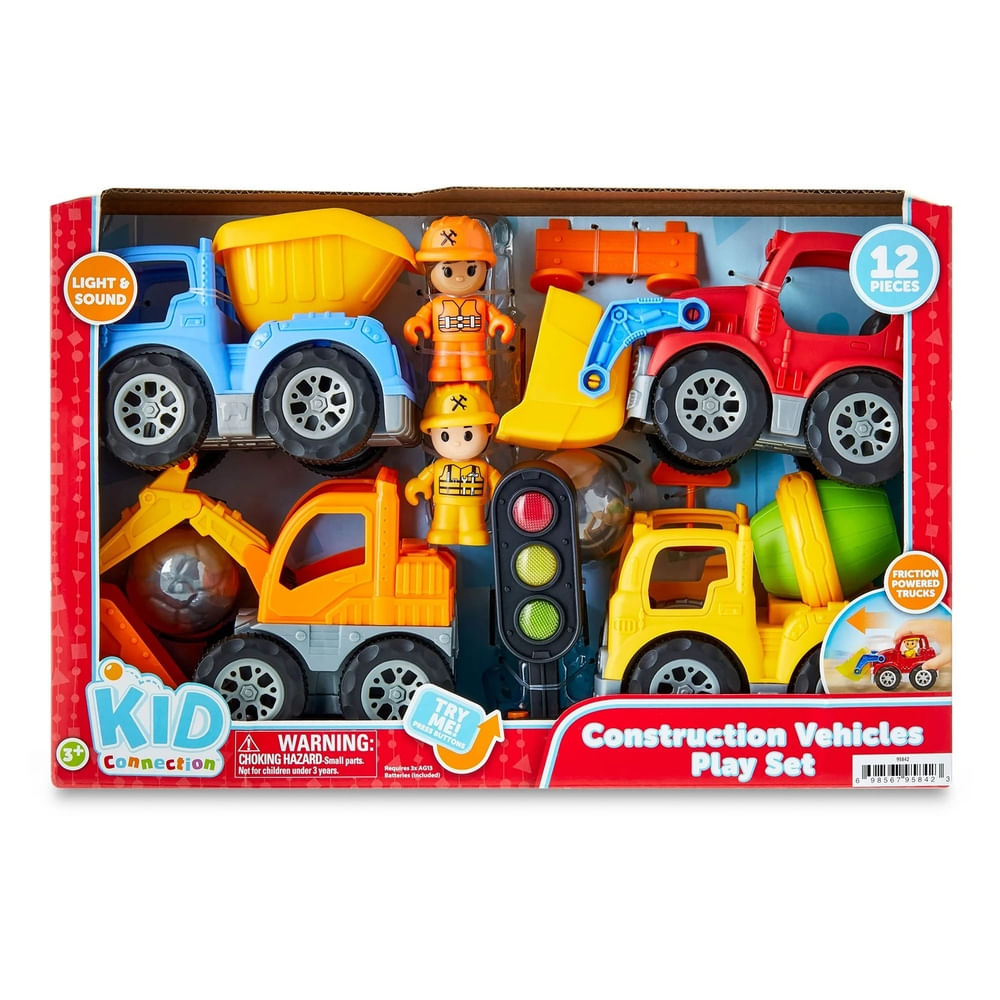 Set Kid Connection Vehículos De Construcción