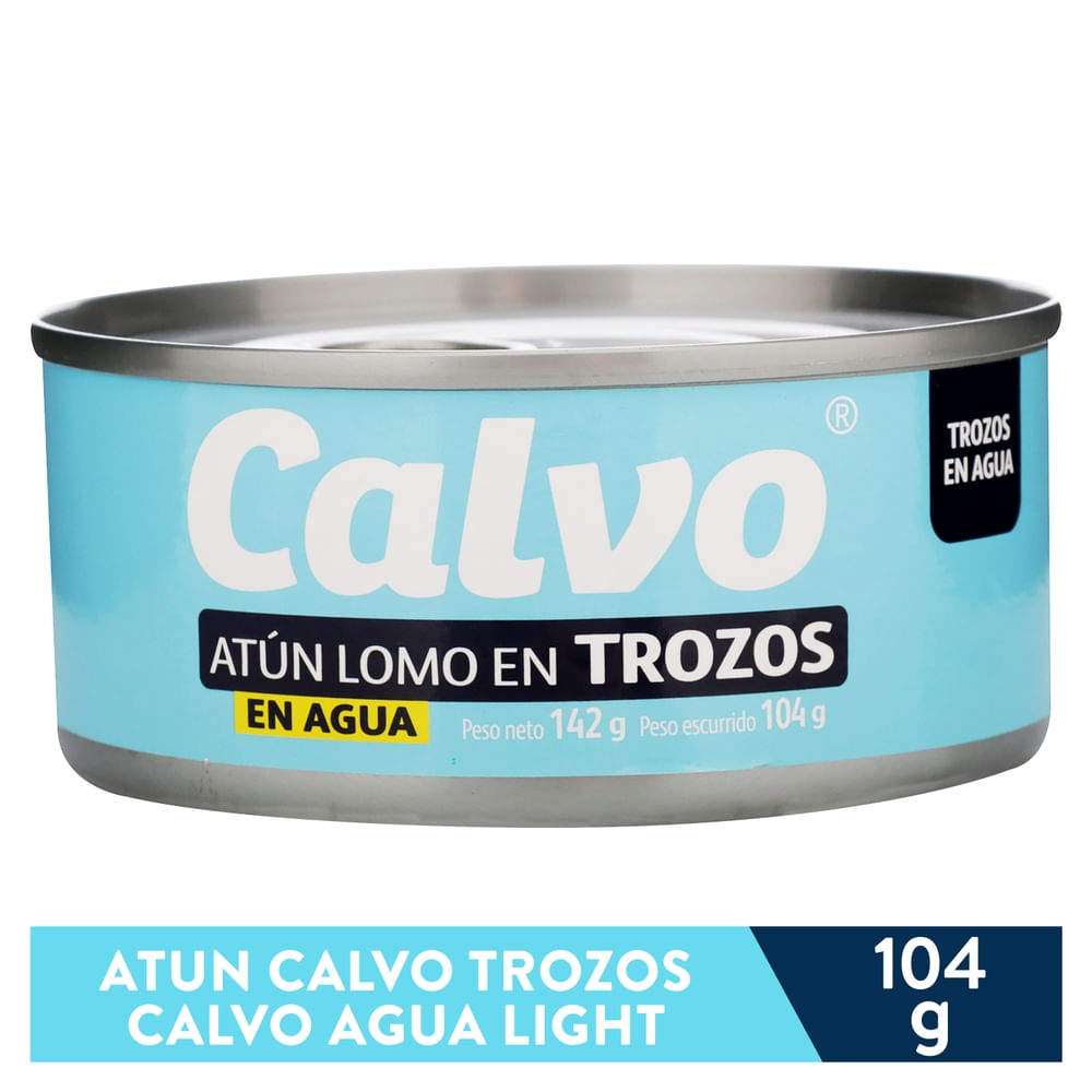 Atún Calvo Trozos En Agua Light - 104 g