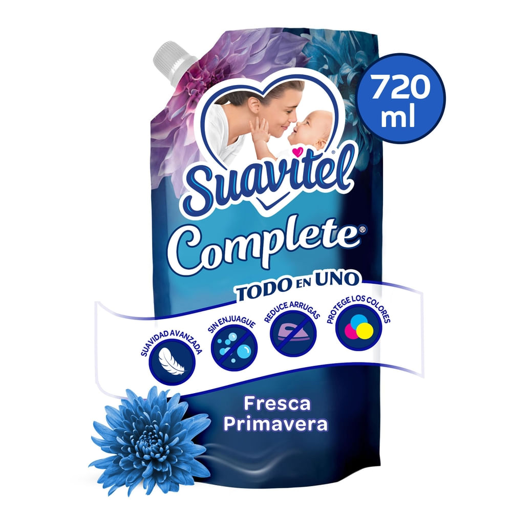 Suavizante de Telas Suavitel Complete Fresca Primavera 720 ml