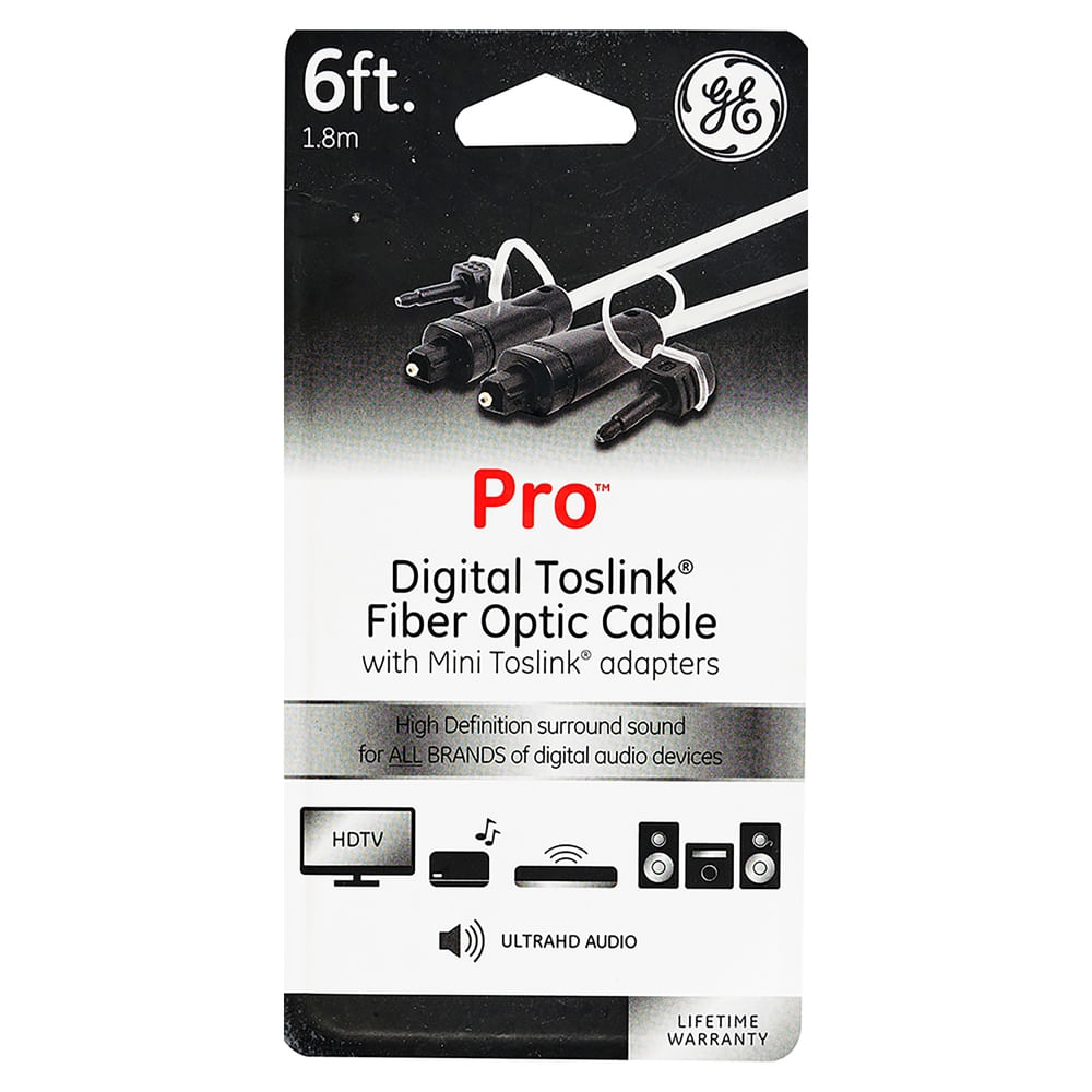 Cable Optico Ge Toslink 1 8m
