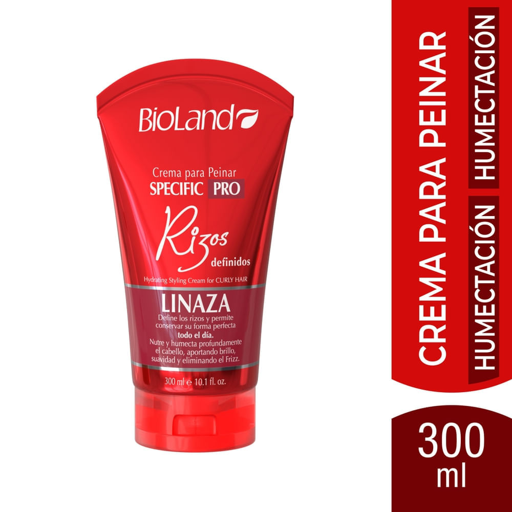 Crema para Peinar Bioland Specific Pro Linaza Rizos - 300 ml