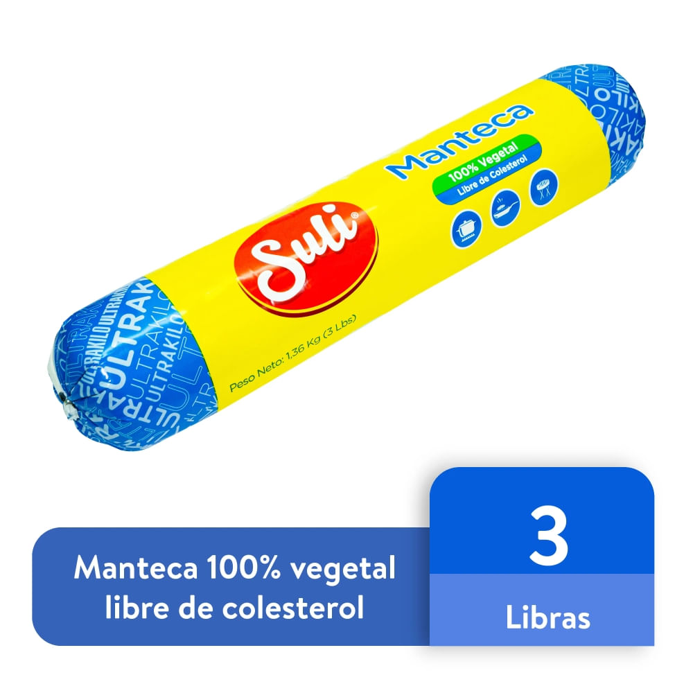 Manteca Suli 100% Vegetal - 1360 g