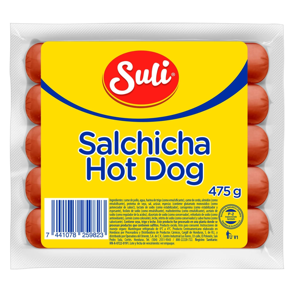 Hot Dog Suli Paquete 12 Uds - 475 g