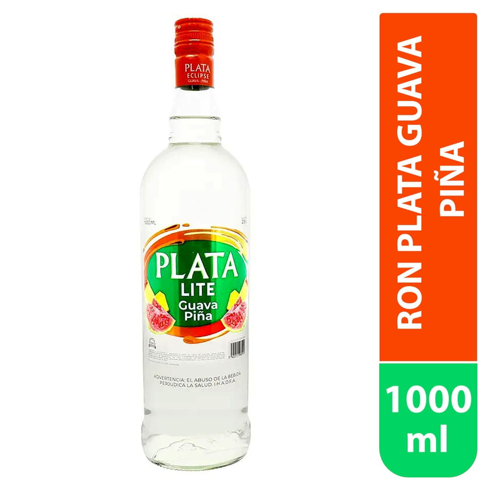 Ron Plata sabor Guava Piña - 1000 ml