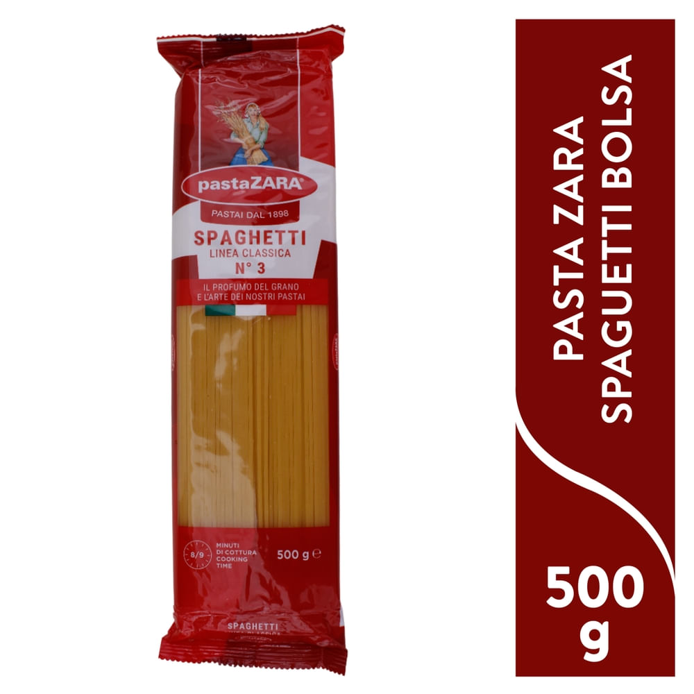 Pasta Zara spaghetti nº 3 - 500 g