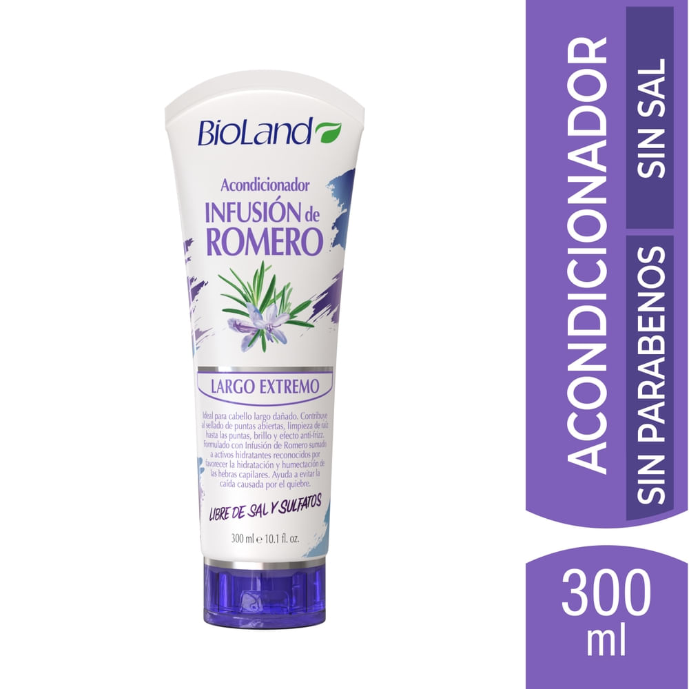 Acondicionador Bioland  Infusión de Romero Largo extremo - 300 ml
