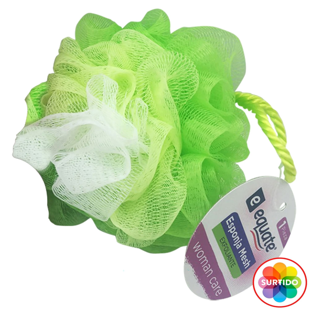Esponja para baño Equate Mesh Exfoliante - Unidad