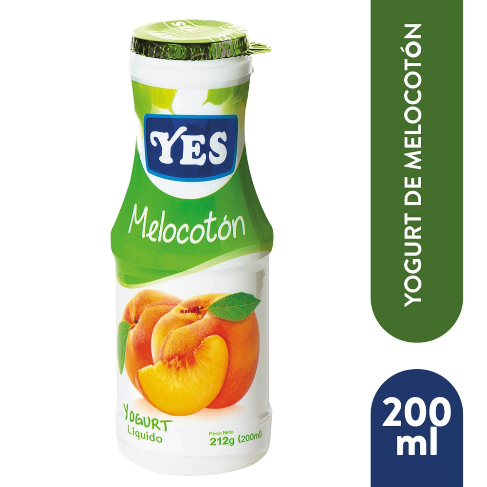 Yogurt Yes Melocoton Liquido - 200ml