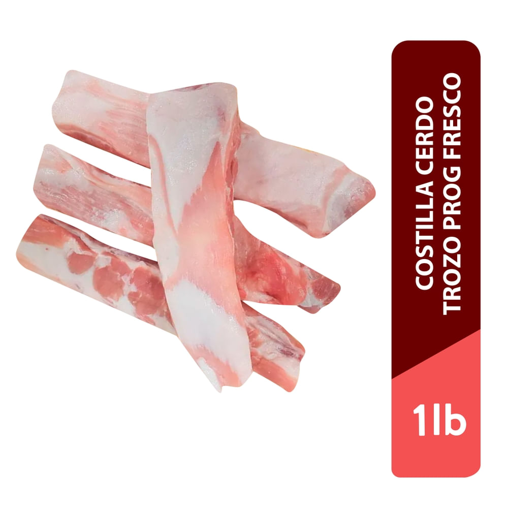 Costilla Cerdo Trozo Progcarne Fresca - Precio Indicado por libra