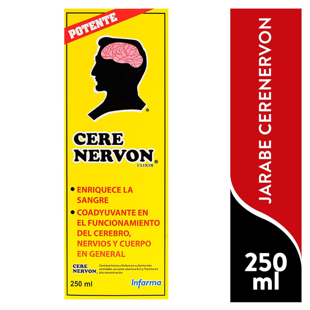 Jarabe Cerenervon 250 ml-Precio indicado por memoria/neural