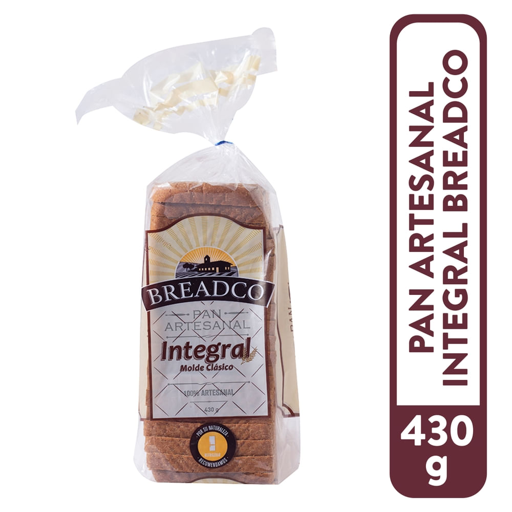 Pan Molde Integral Breadco - 430 g