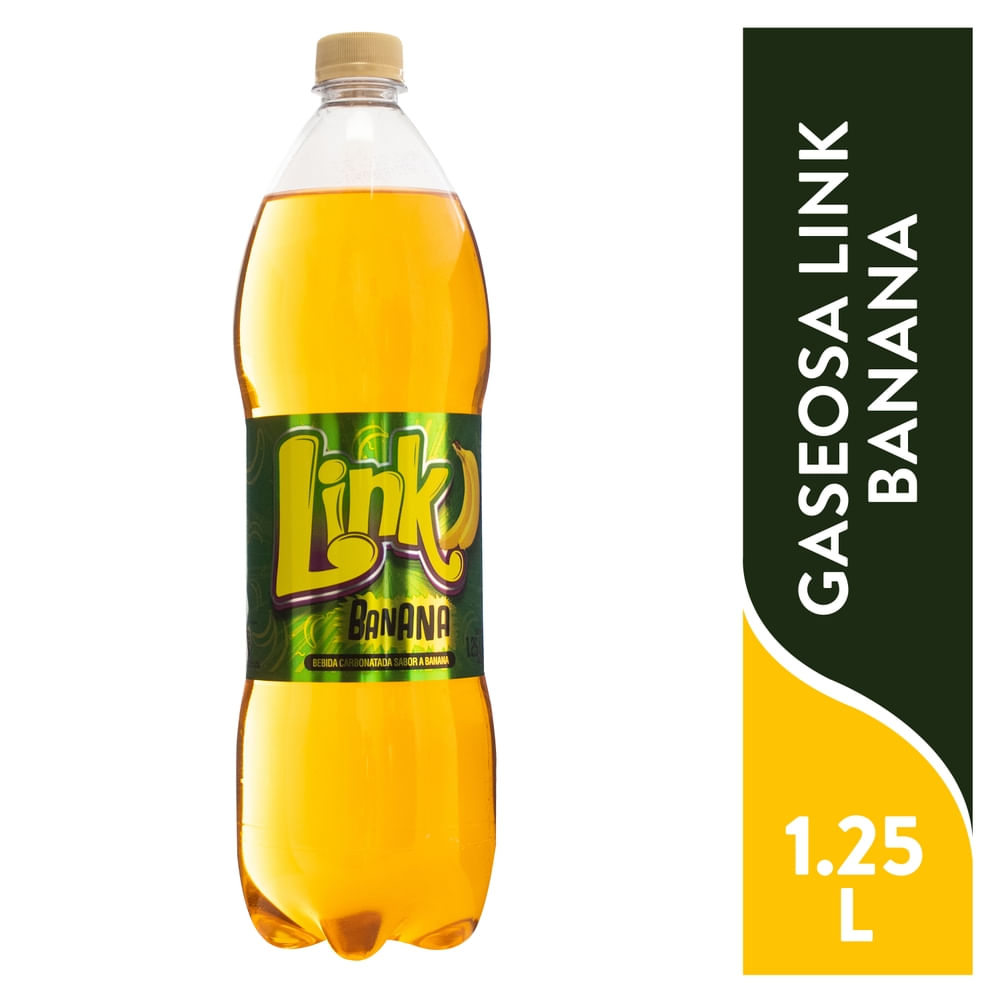 Gaseosa Link sabor Banana - 1.25 L