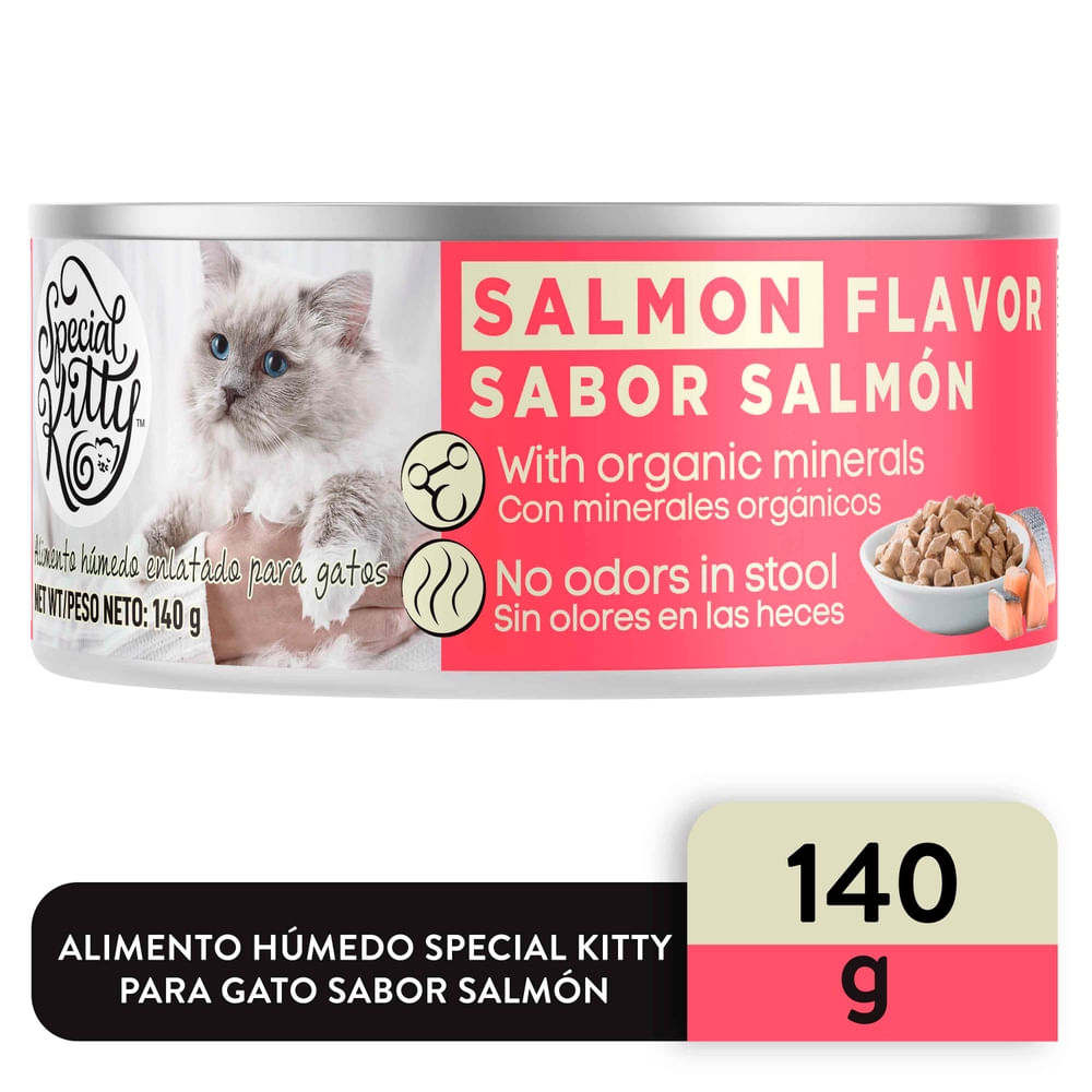 Alimento Húmedo para Gato Special Kitty Sabor Salmón - 140 g