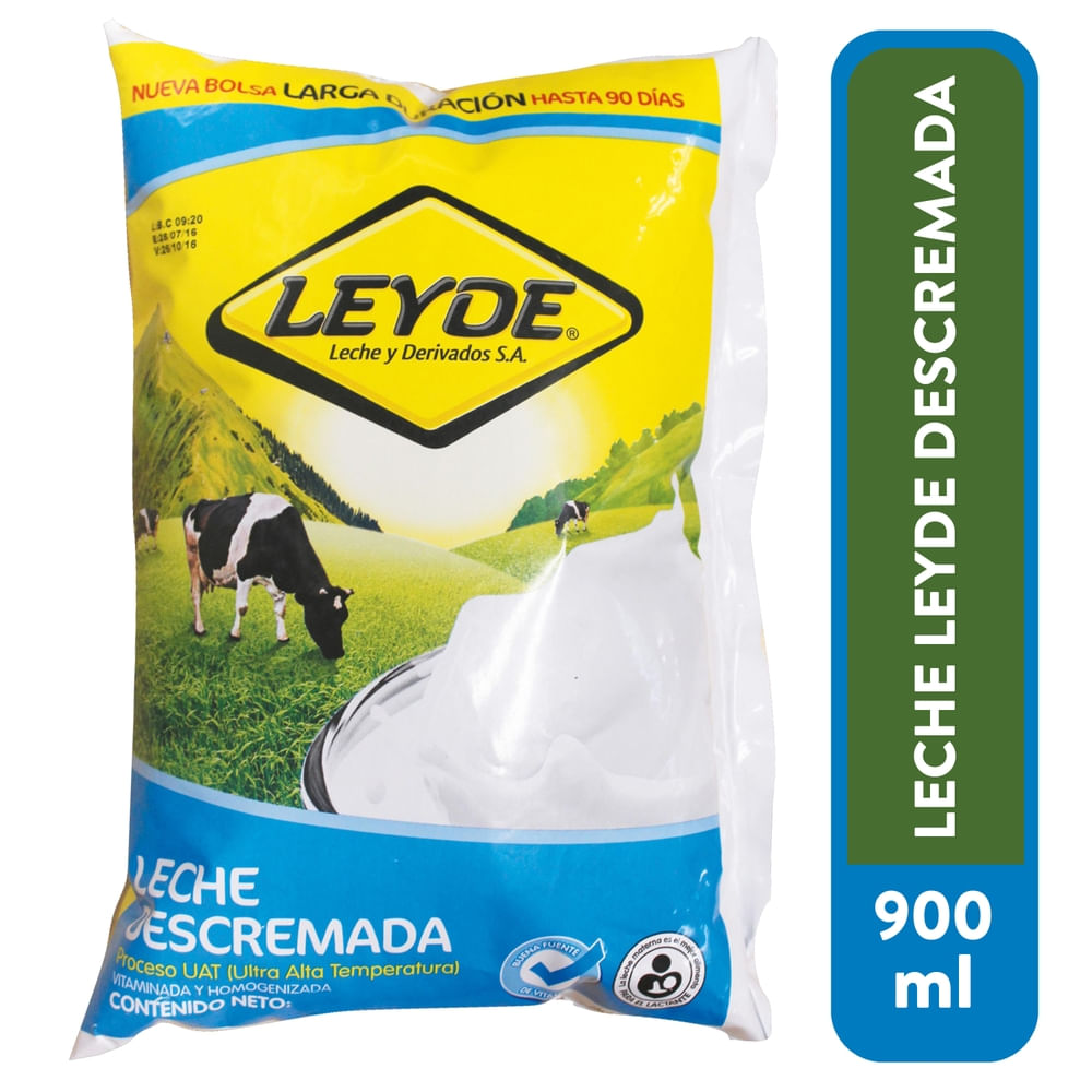 Leche Leyde  Descremada - 900 ml