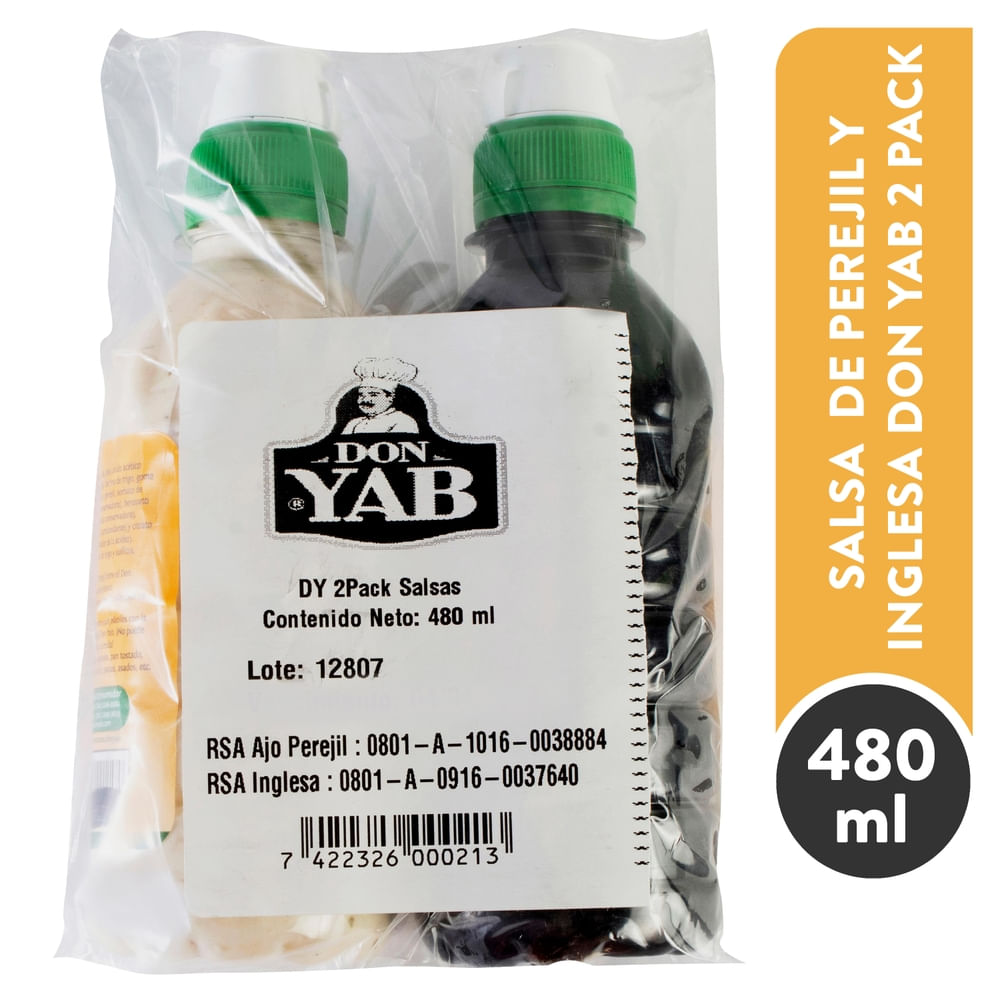 Salsa 2Pk De Perejil Don Yab 480Ml