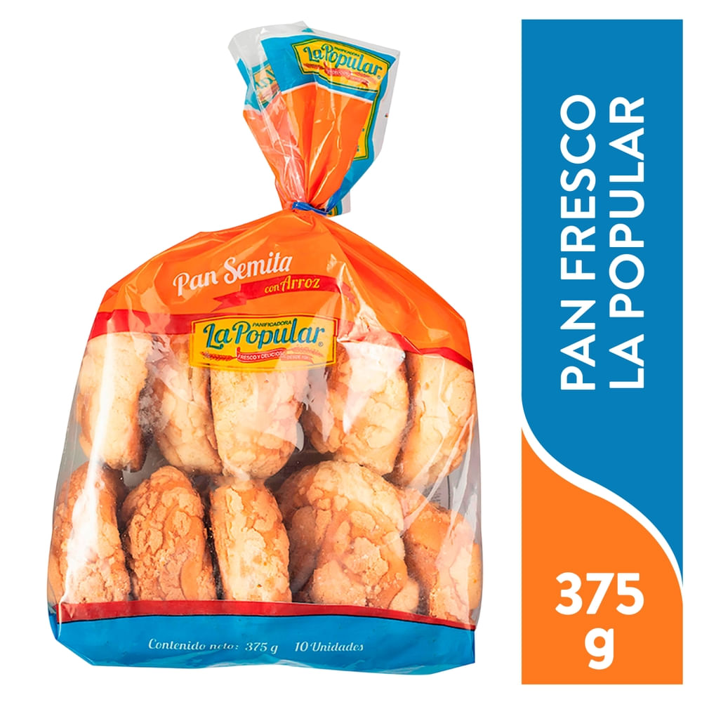 Pan Fresco La Popular Semita 10 Uds - 375 g