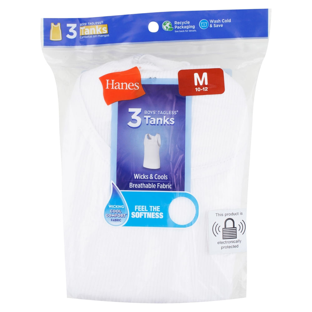 Ropa Interior y Pijamas De Niños Hanes P3 Camiseta Tirants Nino Hanes Blanco m