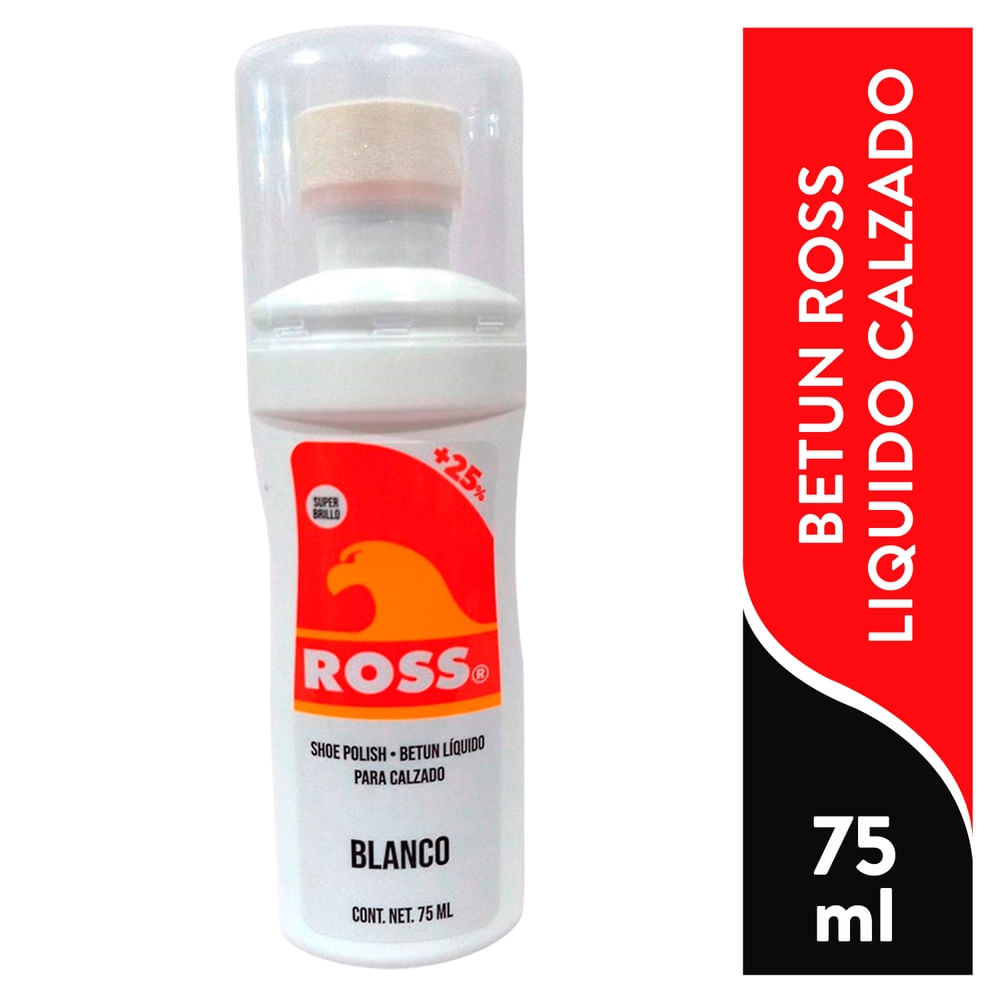 Betune Ross Liquido Calzado Blanco - 75 ml