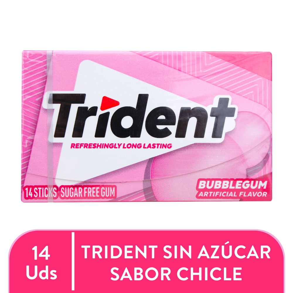 Goma Trident Bubblegum 14 Uds - 26.6 g