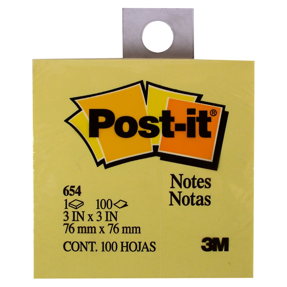 Nota Adhesiva Post It Amarilla - 1Ud