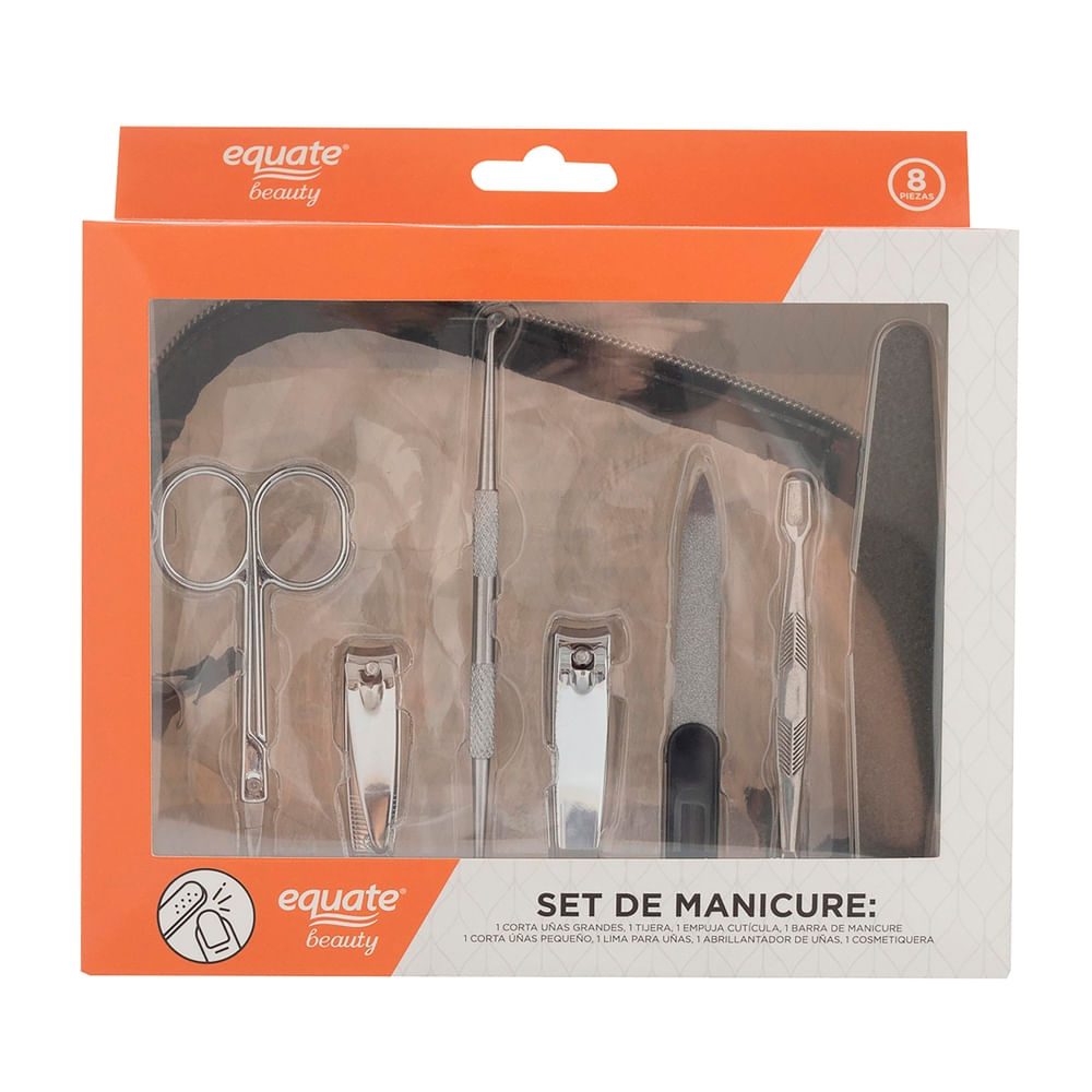 Set Pedicure Equate 8 Piezas