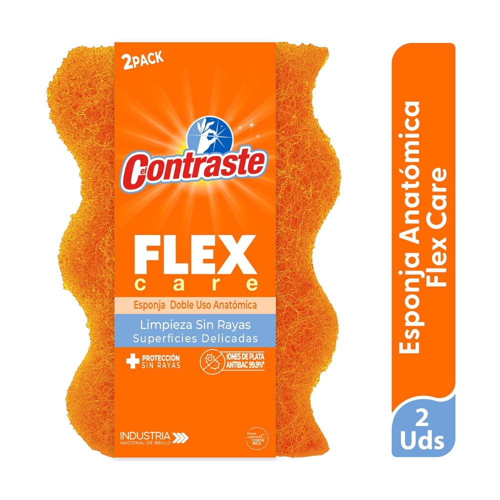 Esponja El Contraste Flex Care 2 uds