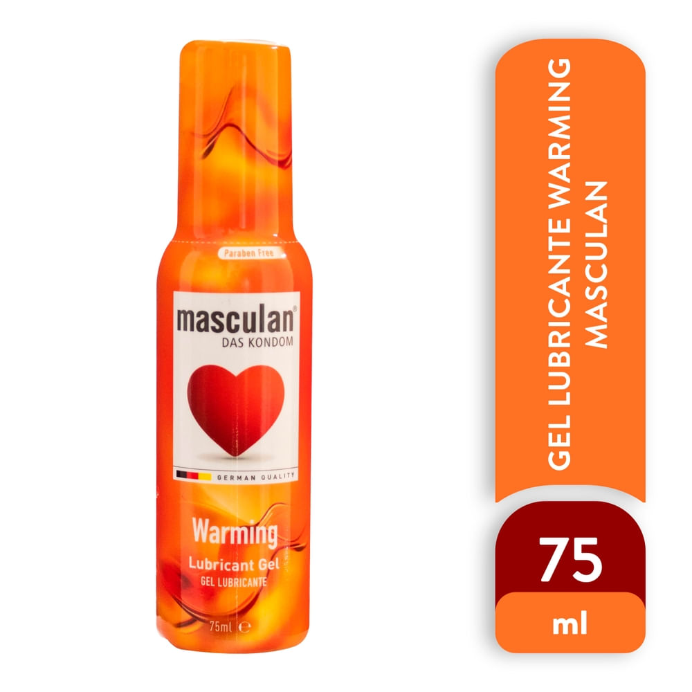 Gel Lubricante Masculan Warming 75 ml-Precio indicado por lubricantes intimos