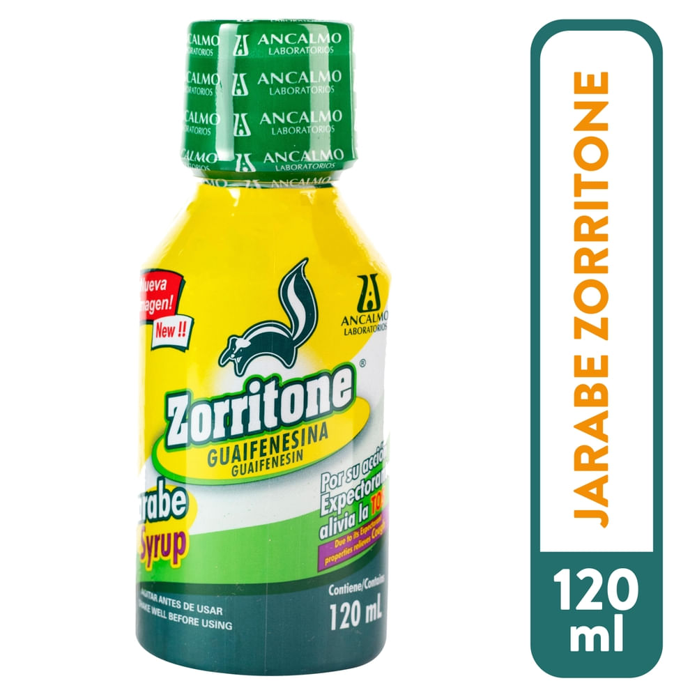 Zorritone Jarabe X 120 Ml-Precio indicado por jarabe/expect adult
