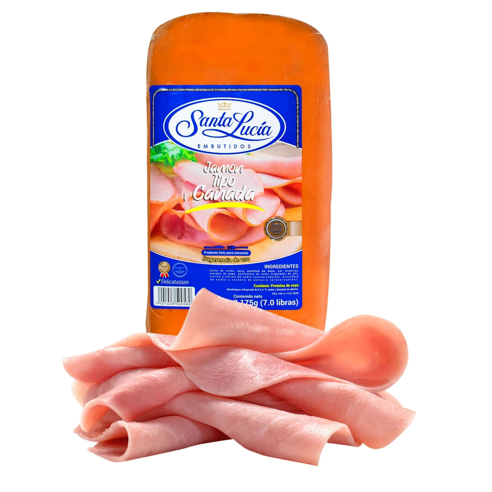 Jamón Santa Lucia Canadá - Precio Indicado por libra