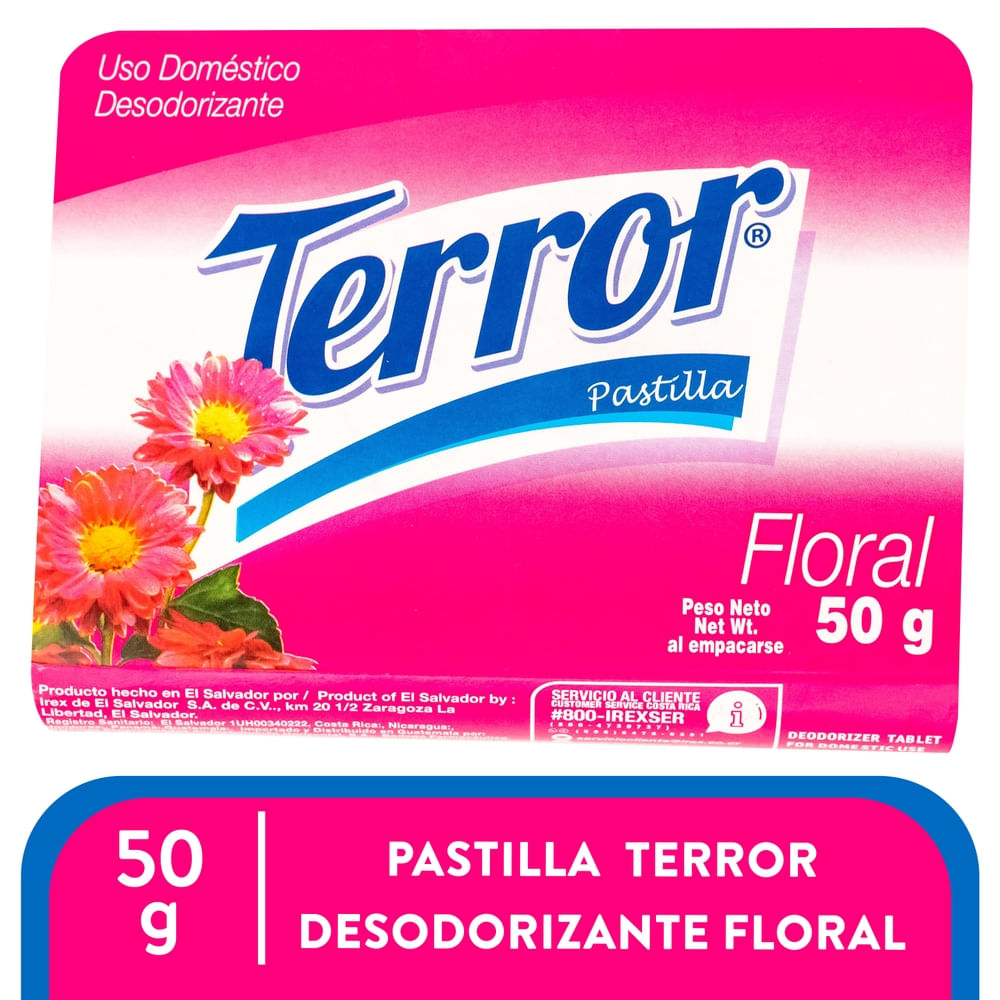 Pastilla Desodorante Terror Floral -  50 g