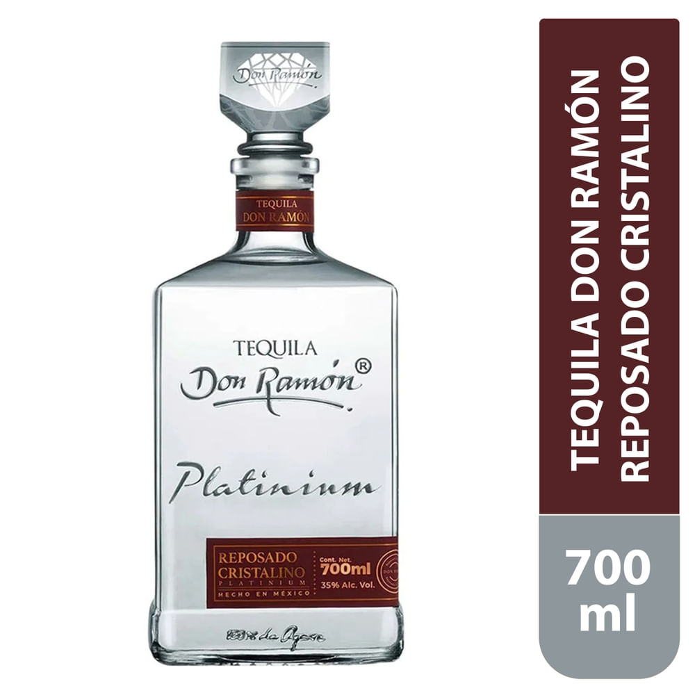 Tequila Don Ramón Reposado Cristalino Plata - 700 ml