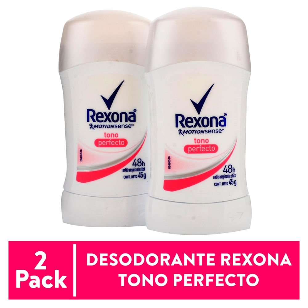 Desodorante Rexona Tono Perfect en Barra - 2 Pzas