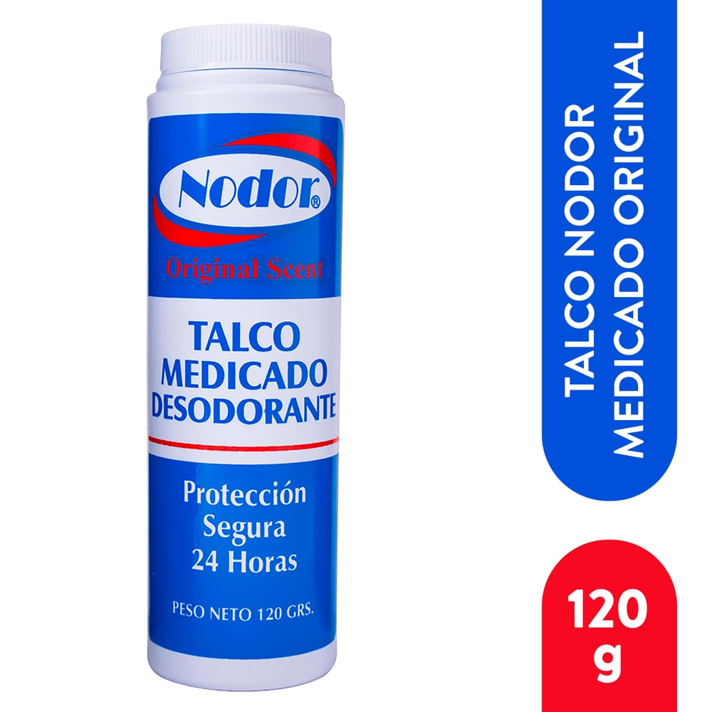 Talco Nodor Original Scent Medicado  - 120 g-Precio indicado por talco p/pies otc