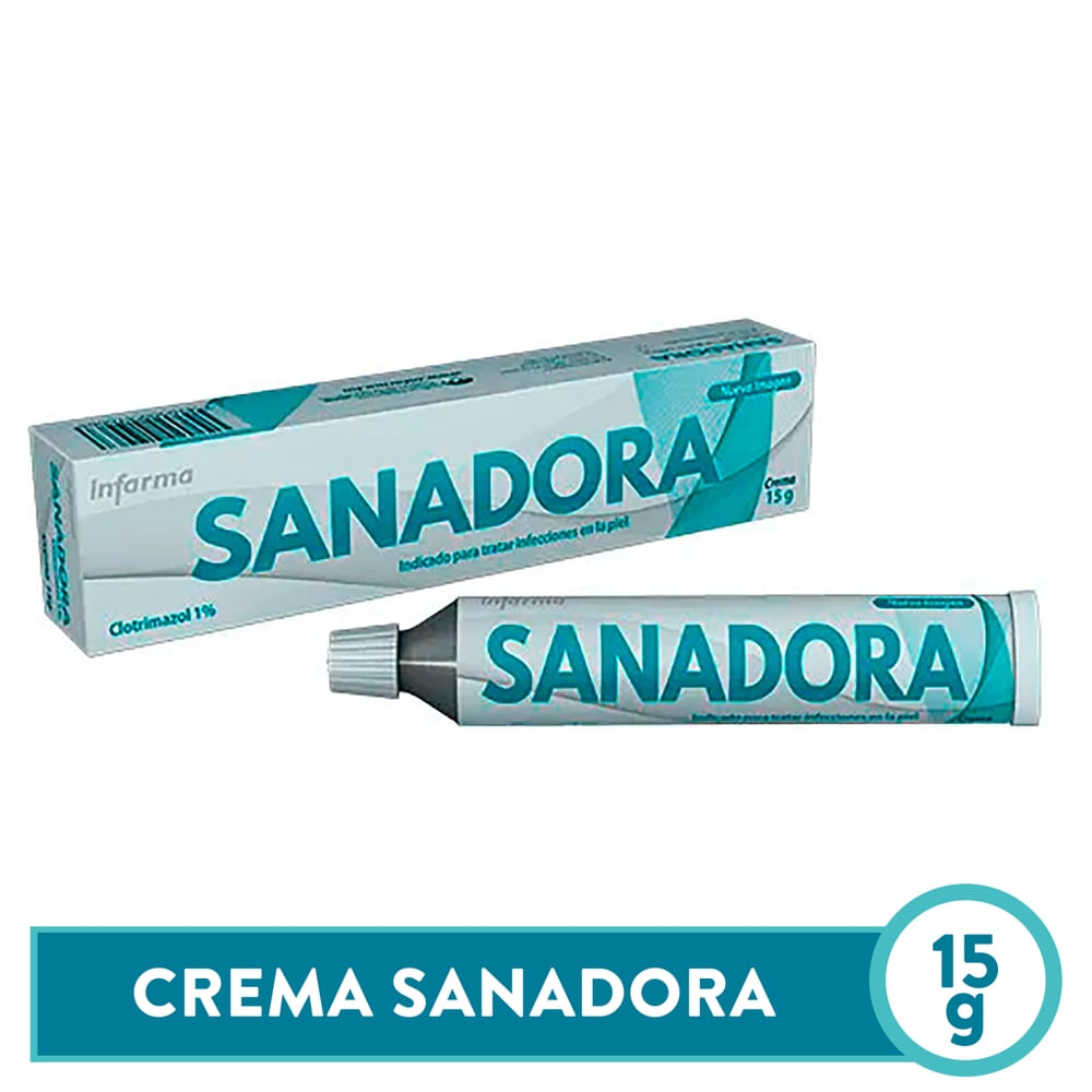 Sanadora Crema Infarma 15g-Precio indicado por antimicoticos