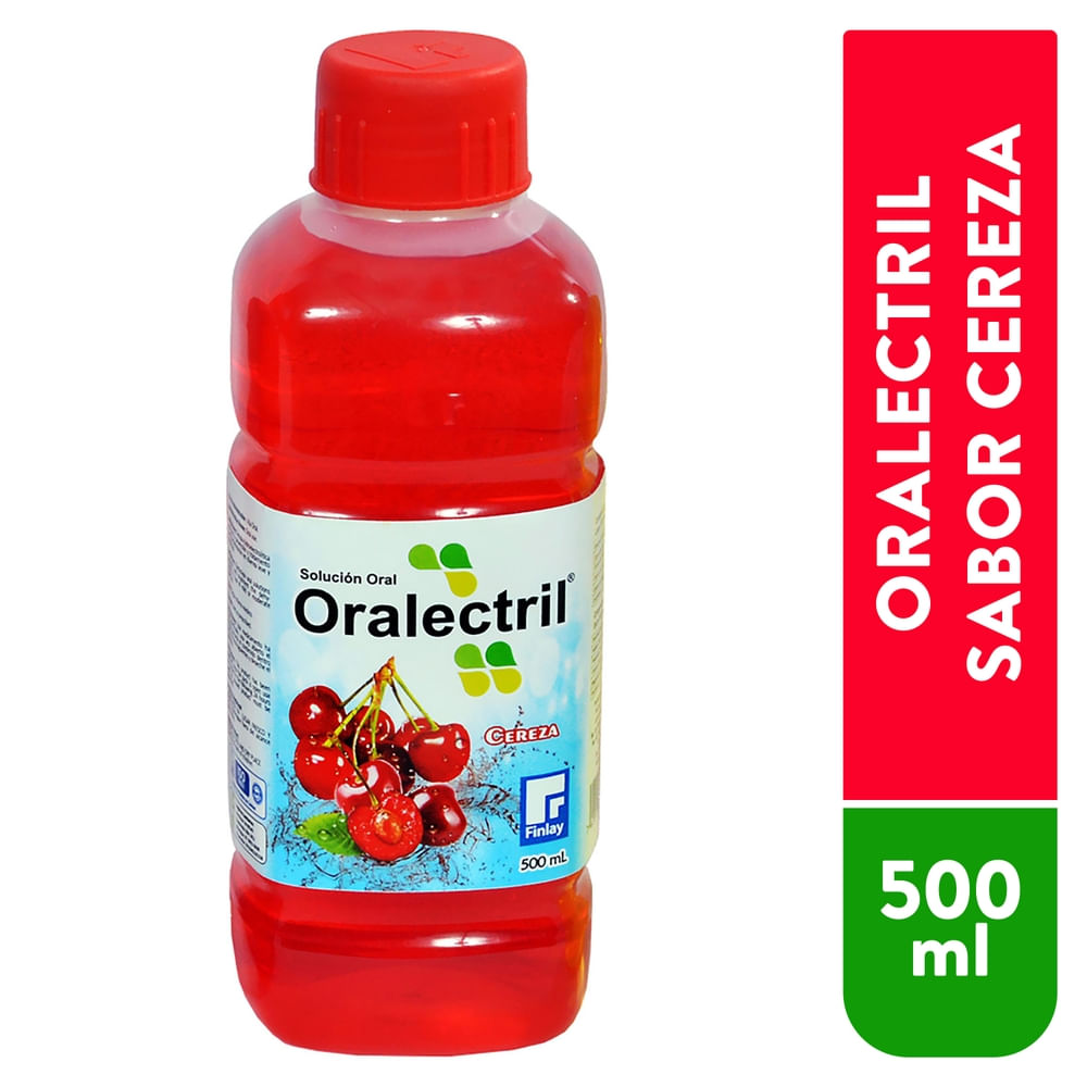 Oralectril Suero Cereza 500ml-Precio indicado por suero oral