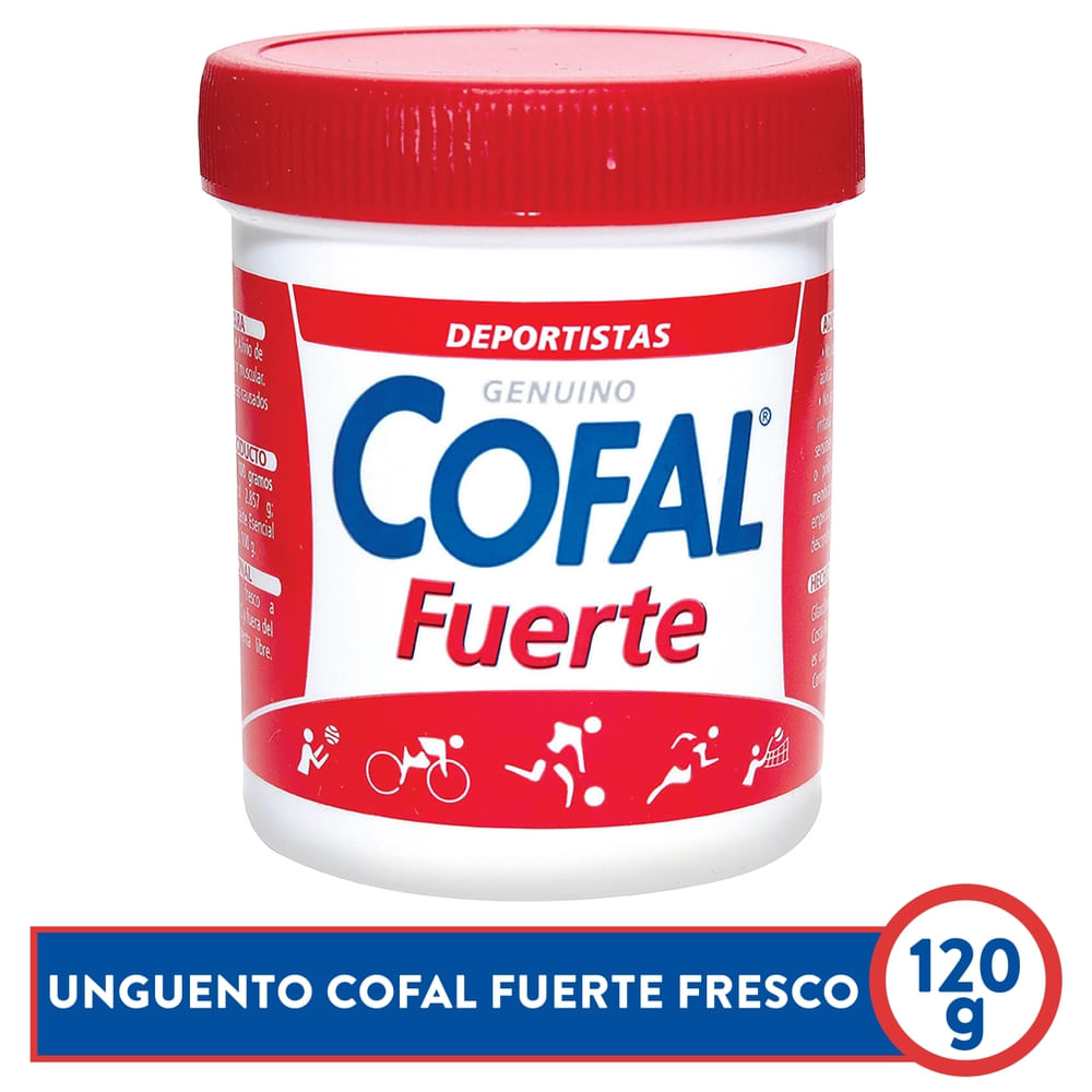 Ungüento Cofal fuerte en frasco - 120 g-Precio indicado por topico p/dolor